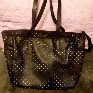Kate Spade Diaper Bag (with matching pacifier clutch)